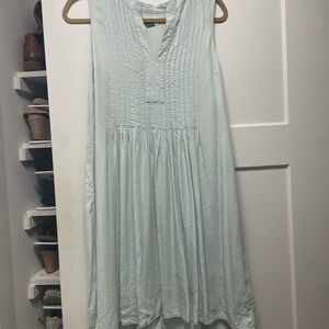 Old Navy Pale Blue Sleeveless Dress m tall